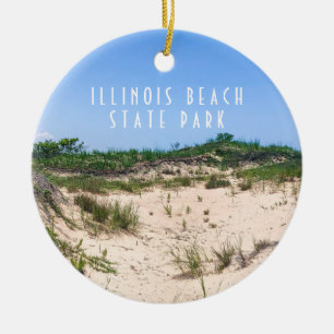 Illinois Beach Staat Park Keramik Ornament