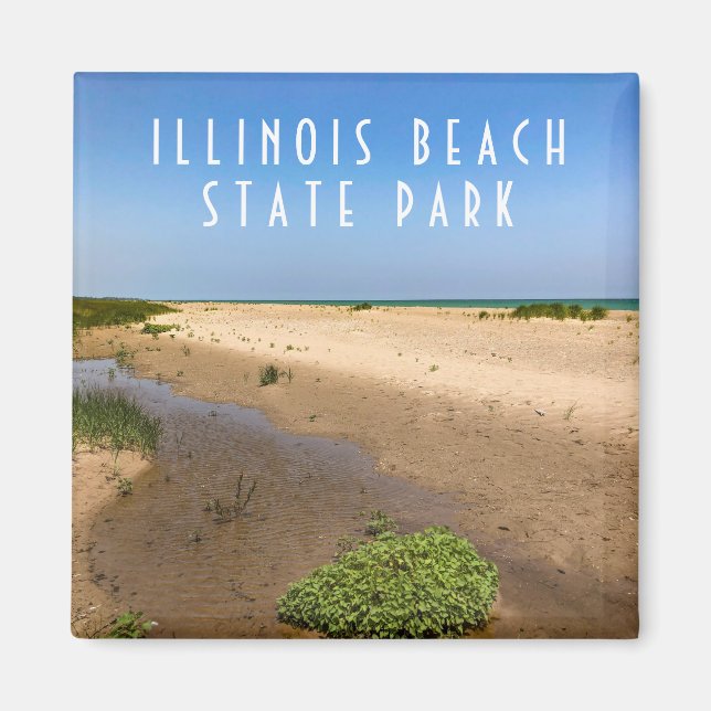 Illinois Beach Staat Park Magnet (Vorne)