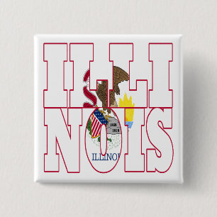 Illinois Button