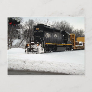 Illinois Central 6204 Postkarte