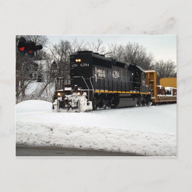 Illinois Central 6204 Postkarte (Vorderseite)