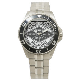 Illinois Central Railroad Vintag Classic Watch Armbanduhr