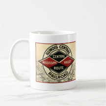 Illinois Central Railroad Vintage Logo Tasse