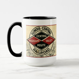Illinois Central Railway Vintage Logo-Tasse Tasse
