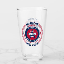 Illinois Circular Typografy Design Glas