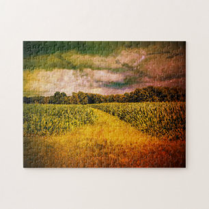 Illinois Country Landschaft Foto Puzzle