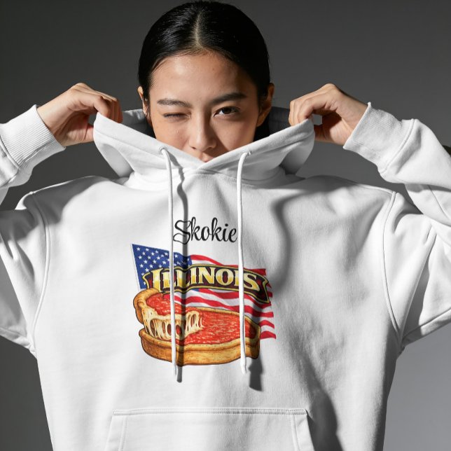 Illinois Damen Pullover Hoodie  (Home is Illinois—And It Tastes Like This)