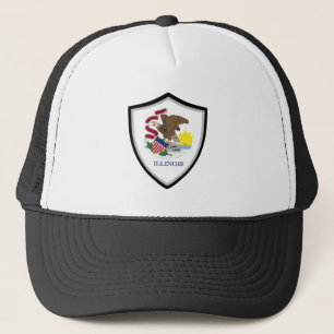 Illinois-Fahne Truckerkappe