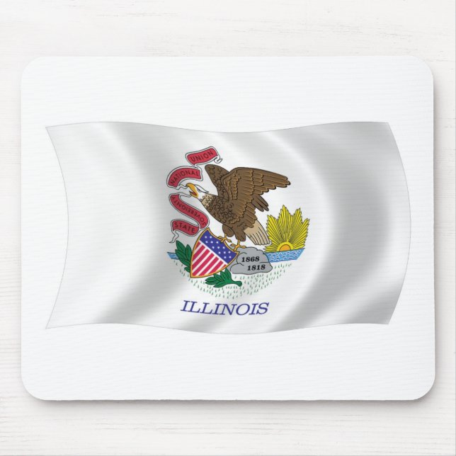 Illinois Flag Mousepad (Vorne)