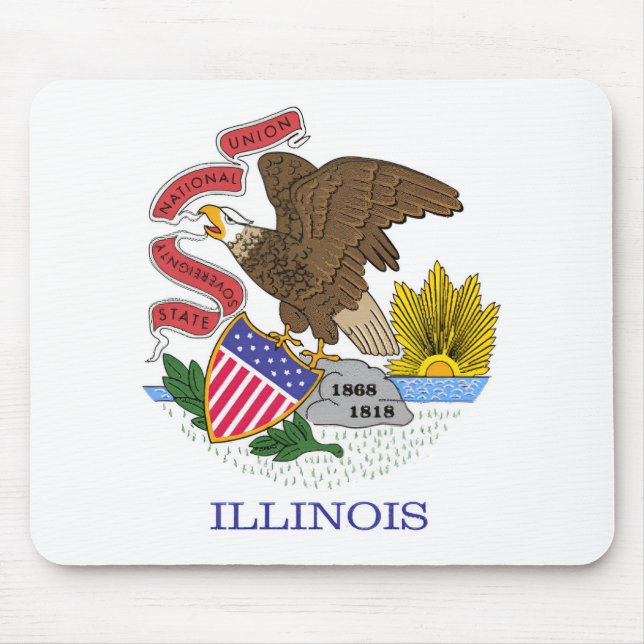 Illinois Flag Mousepad (Vorne)