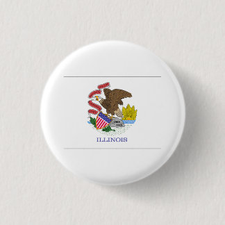 Illinois-FLAGGE International Button
