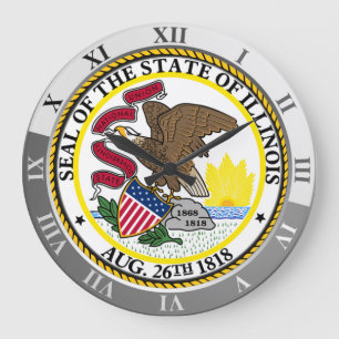 Illinois Große Wanduhr