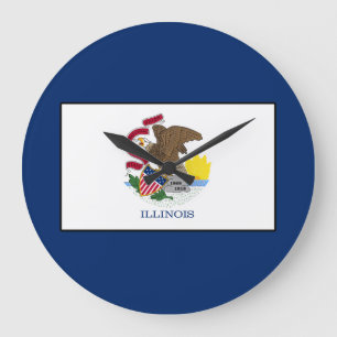 Illinois Große Wanduhr