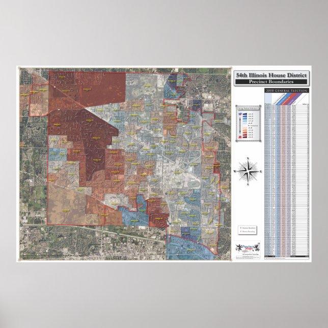 Illinois House District - 2008 General Poster (Vorne)