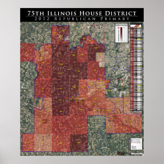 Illinois House District - 2012 Rep. Primary Poster