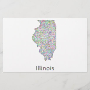 Illinois-Karte