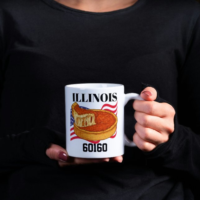 Illinois-Klassiker-Tasse Kaffeetasse (Personalize Your Illinois Pride)
