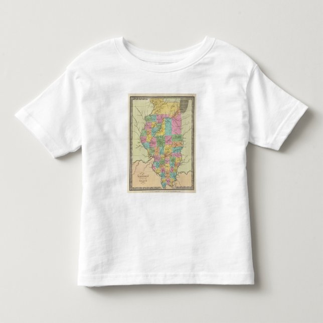 Illinois Kleinkind T-shirt (Vorderseite)