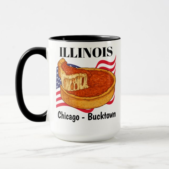 Illinois-Kombitassen Tasse (Links)