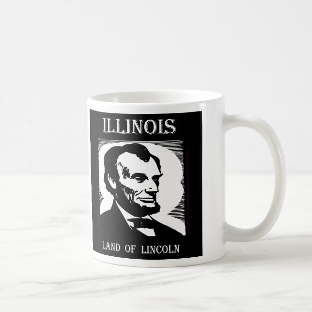 Illinois-Land von Lincoln Tasse (Rechts)