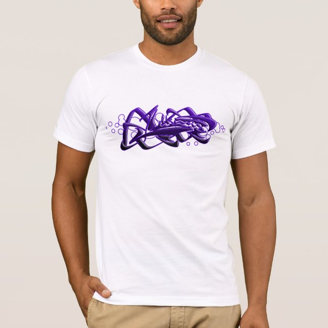 ILLINOIS lila T-Shirt (Vorderseite)