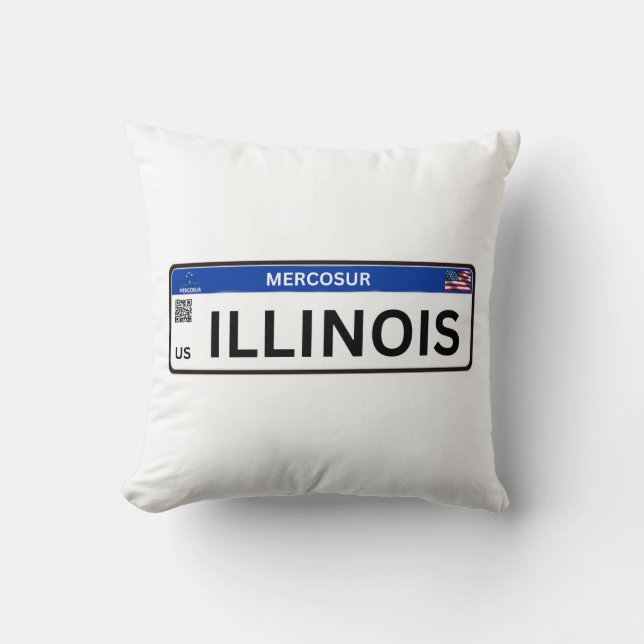 Illinois Mercosur Kissen (Vorderseite)