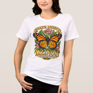 Illinois Monarch-Pride Tri-Blend Shirt