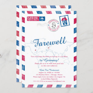 Illinois nach Deutschland Luftverkehr bewegen Einladung