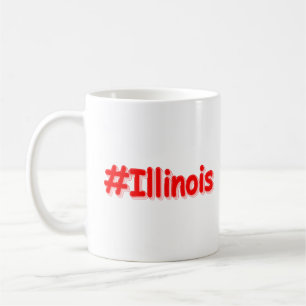 "#Illinois " Niedliches Design. Jetzt kaufen Kaffeetasse