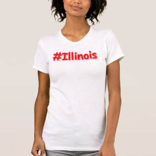 "#Illinois " Niedliches Design. Jetzt kaufen T-Shirt