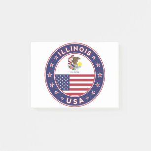 Illinois Post-it Klebezettel