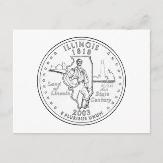 Illinois Postkarte