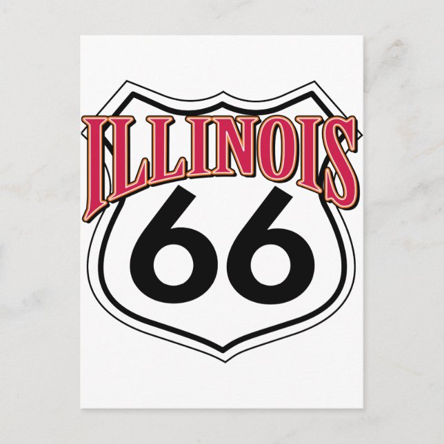 Illinois Postkarte (Vorderseite)