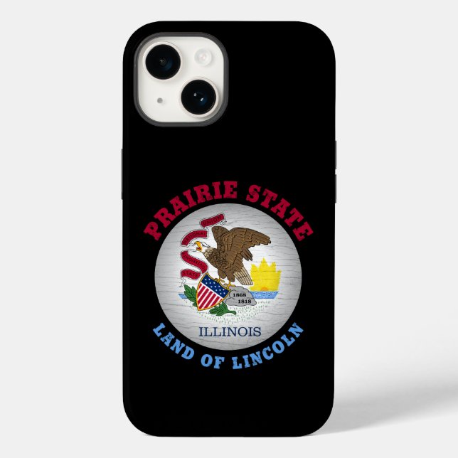 ILLINOIS PRAIRIE STAAT FLAG Case-Mate iPhone HÜLLE (Rückseite)