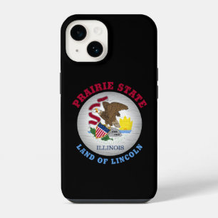 ILLINOIS PRAIRIE STAAT FLAG iPhone 14 HÜLLE