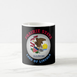 ILLINOIS PRAIRIE STAAT FLAG KAFFEETASSE