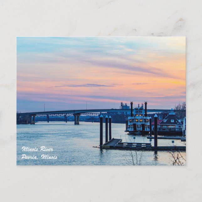 Illinois River Postcard Postkarte (Vorderseite)