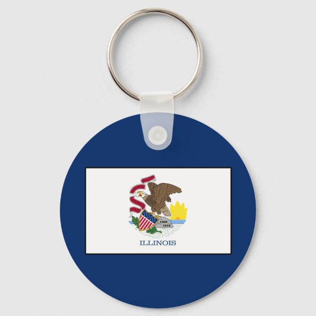 Illinois Schlüsselanhänger (Vorderseite)