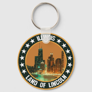 Illinois Schlüsselanhänger