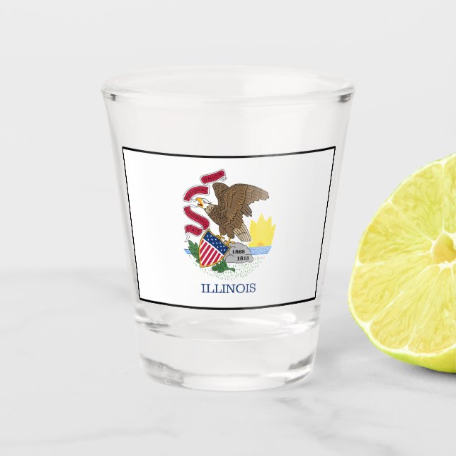 Illinois Schnapsglas (Vorderseite)