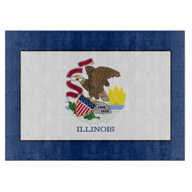 Illinois Schneidebrett (Vorderseite)