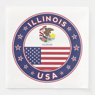 Illinois Serviette