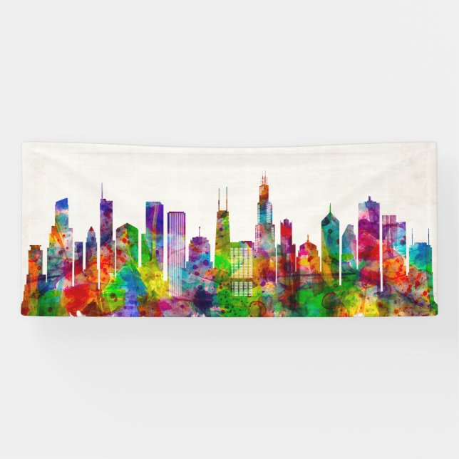 Illinois Skyline Banner (Horizontal)
