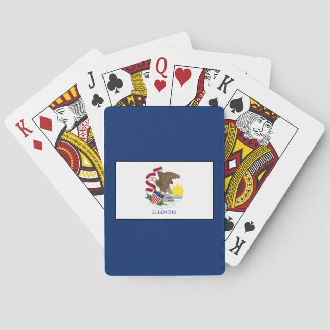 Illinois Spielkarten (Rückseite)