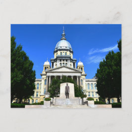 Illinois Staat Hauptstadt Gebäude, Springfield Postkarte