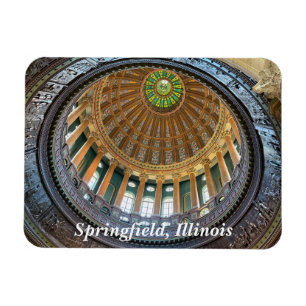 Illinois Staat Hauptstadt in Springfield, IL Magnet