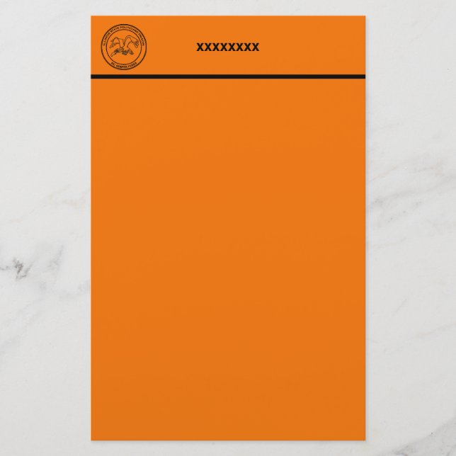 Illinois Staat Politische Gefangenschaft Briefpapier (Vorderseite)