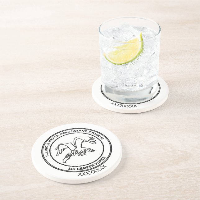 Illinois Staat Politische Gefangenschaft Getränkeuntersetzer (Seite)