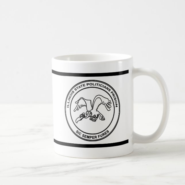 Illinois Staat Politische Gefangenschaft Kaffeetasse (Rechts)