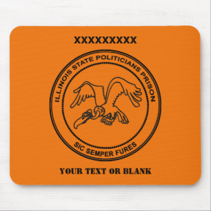 Illinois Staat Politische Gefangenschaft Mousepad